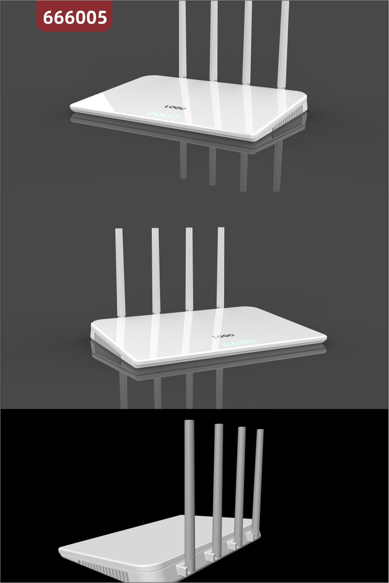 定制路由器产品720度360度旋转VR全景展示视频设计3D建模模型效果图制作